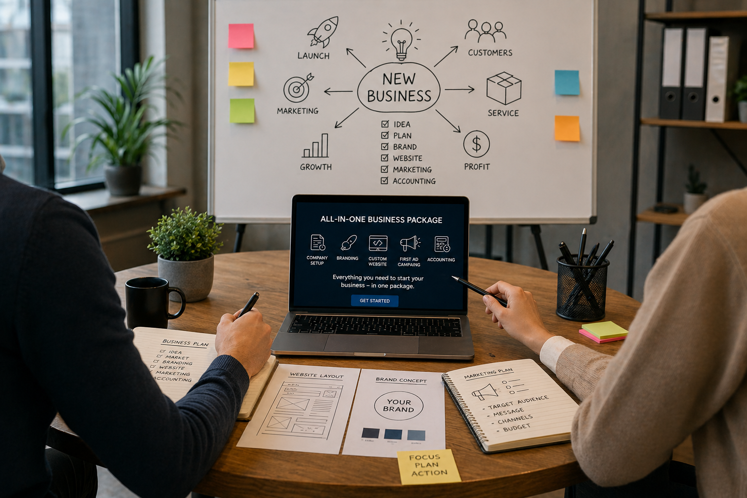 All-in-one business setup for new entrepreneurs